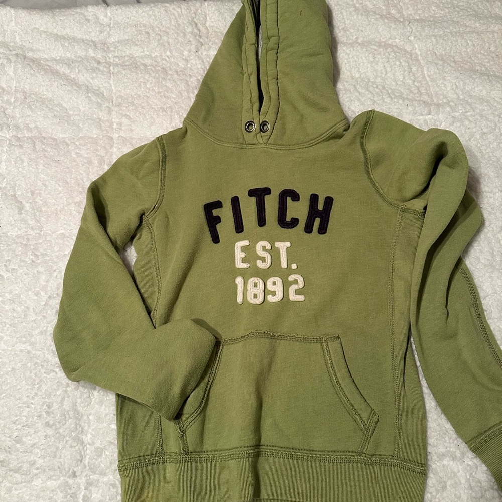 Abercrombie & Fitch Green Sweater with Classic Logo